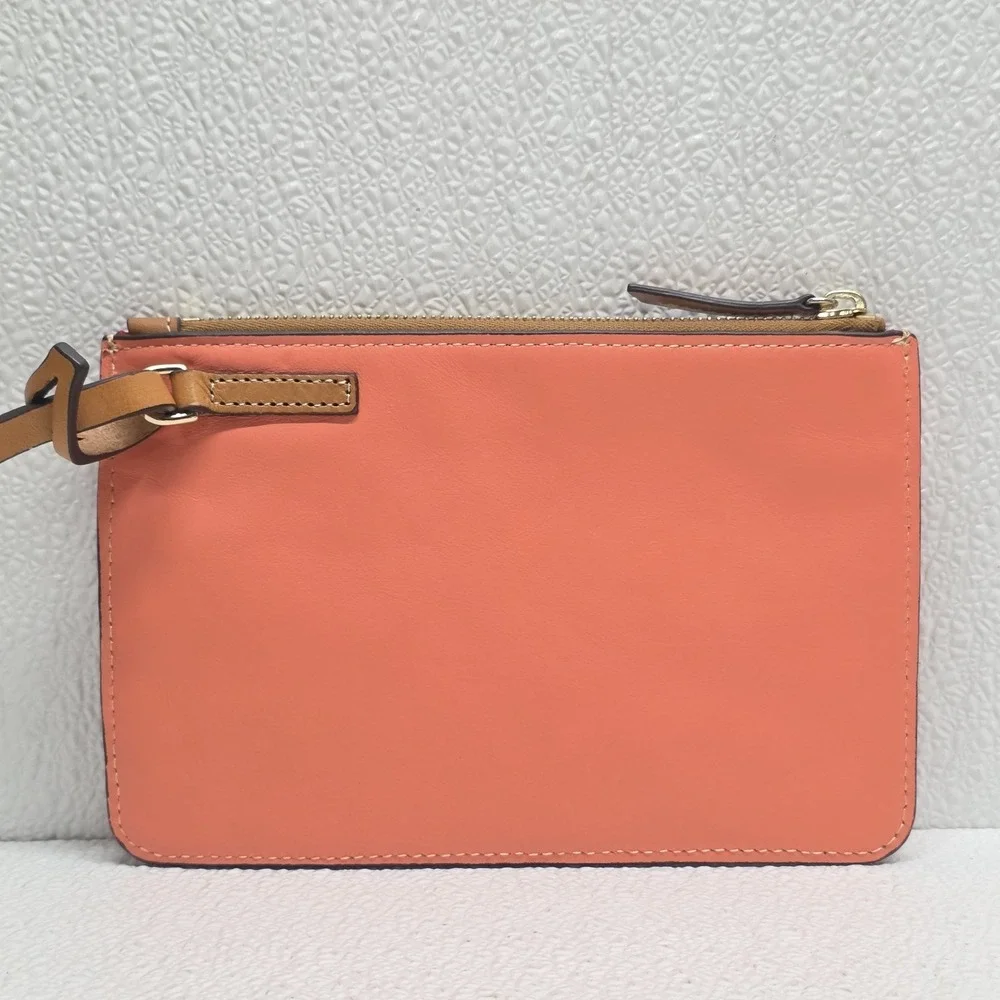 Dooney & Bourke Coral Pink Wristlet Pouch